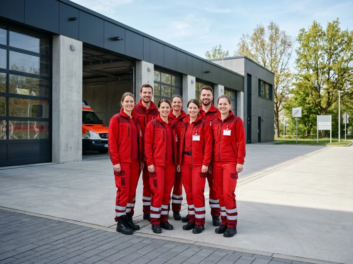 Rettungsdienst-Team des BRK Kelheim