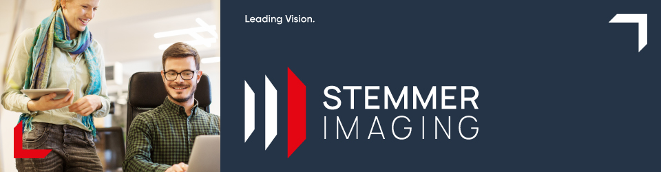 Logo Stemmer Imaging with text: Leading Vision