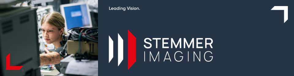 Logo Stemmer Imaging with text: Leading Vision