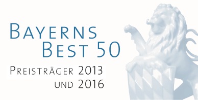 Image of Bayerns Best 50 award 2013 and 2016