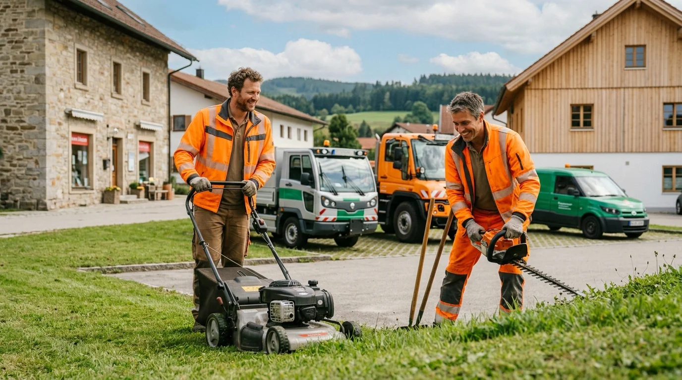 Arbeiten im kommunalen Bauhof