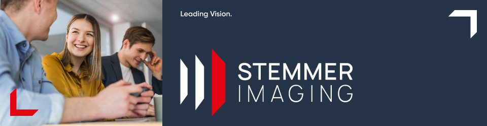 Logo Stemmer Imaging with text: Leading Vision