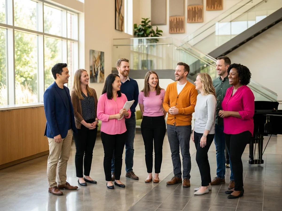 Team der Musikschule im Gespräch