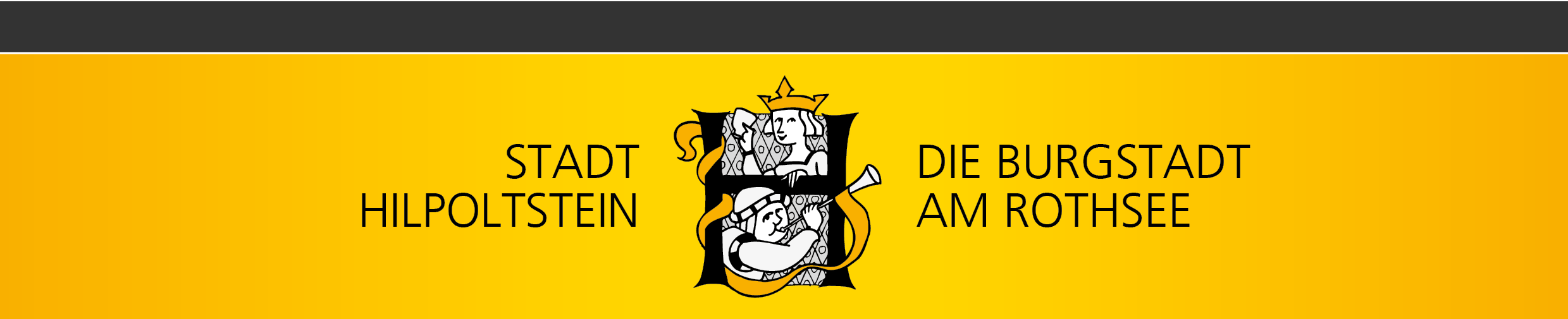 Schriftzug "Rathaus" über dem Eingang